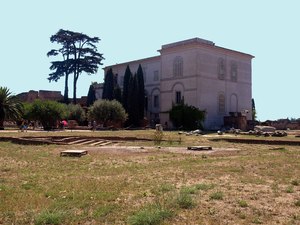 Forum Romanum  - pałac na Palatynie