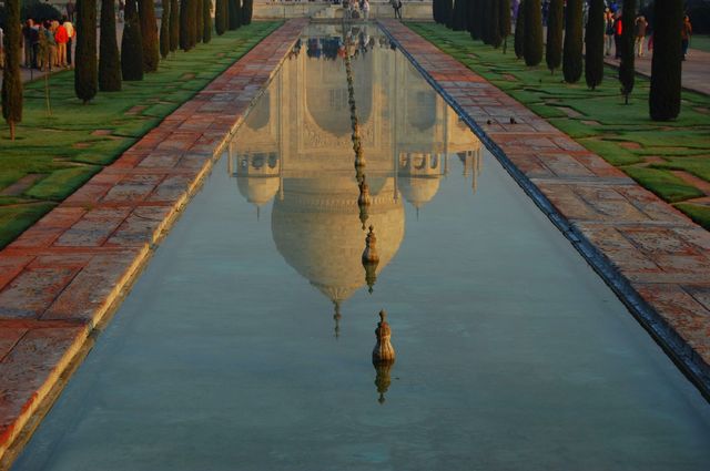 574848 - Taj mahal Tadź Mahal w Agrze