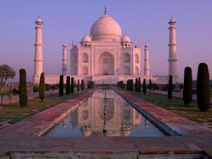 574852 - Taj mahal Tadź Mahal w Agrze