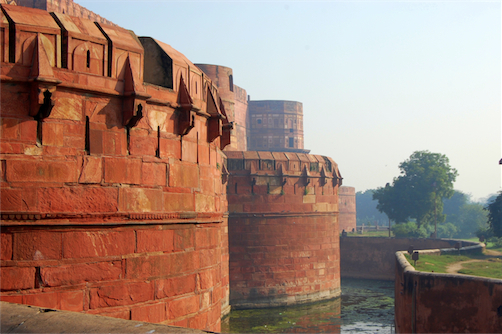 574865 - Red fort Kompleks Czerwonego Fortu w Delhi