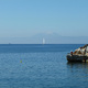 Duża Etna i mała łódeczka