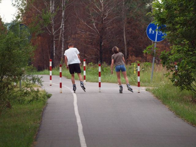 Ścieżka rekreacyjna w okolicach Olsztyna