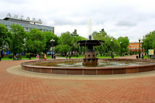 fontanna na placu Kirowa