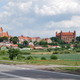 panorama Gniewa z zamkiem