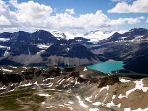 Widok z Cirque Peak