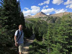 Ostatnie spojrzenie na Cirque Peak