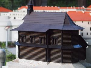 Park miniatur   dwór szlachecki w Zembrzycach