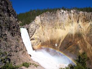 Dolny Wodospad Yellowstone 