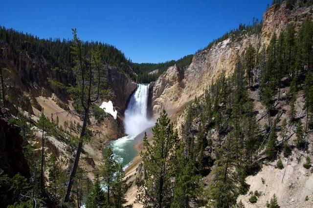 Dolny Wodospad Yellowstone 