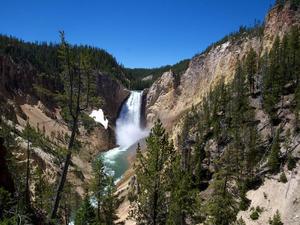 Dolny Wodospad Yellowstone 