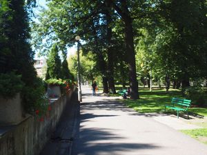 Park wzdłuż Białej