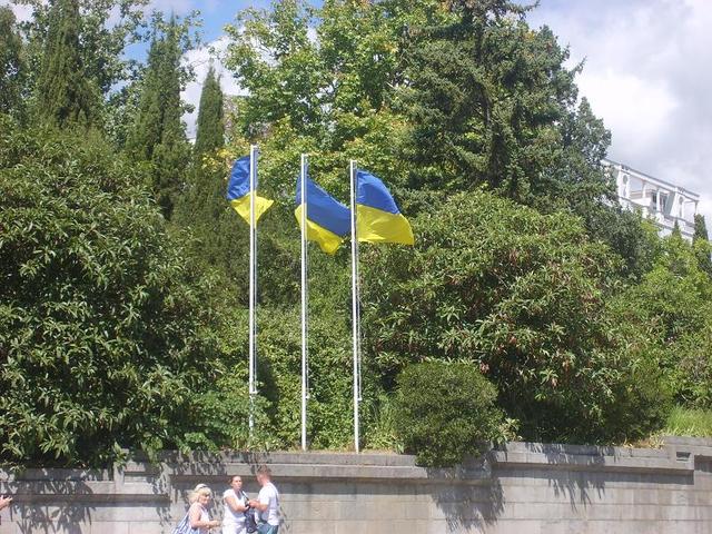 Ukraińskie flagi