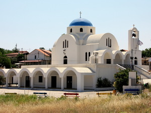 Skala Oropou- iście cykladzki kościół