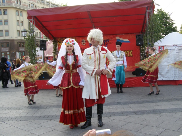 Moskwa_występ zespołu ludowego