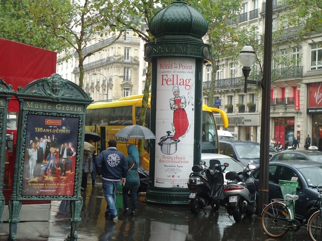 Przelotny deszcz w paryzu