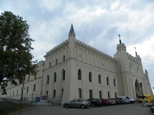 Fragment elewacji forntowej zamku lubelskiego