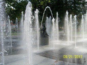 Ostróda  fontanna