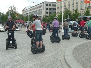 Nie wszyscy zwiedzają pieszo