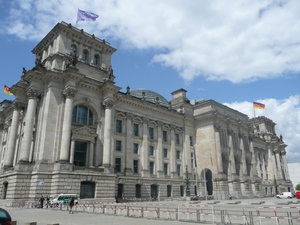 Reichstag od tyłu.