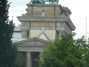 Brama Brandenburska od strony Reichstagu