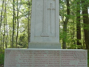 Balmoral - monument ku czci poległym w wojnach światowych