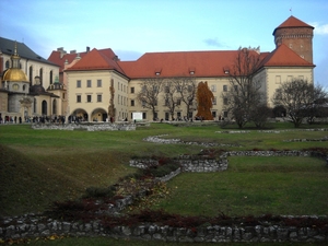 Wawel - widok na katedrę