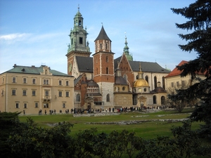 Wawel - widok na katedrę