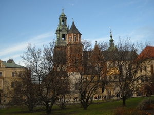Wawel - widok na katedrę