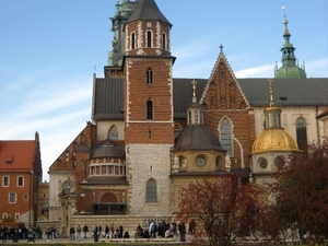 Wawel - widok na katedrę