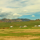 krajobraz stepu mongolskiego