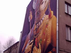 mural na Andrzeja Struga, Łódź