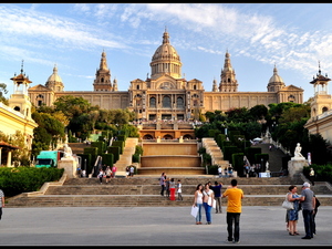 Wzgórze Montjuic- Palau Nacional