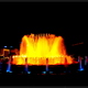 Wzgórze Montjuic- pokaz fontann