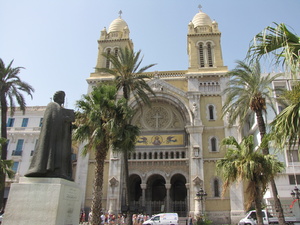 tunis - katedra św. wincentego a paulo
