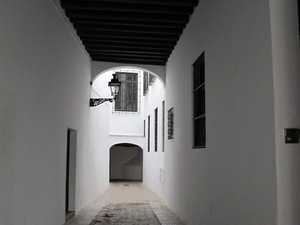 Sevilla - uliczki na czarno-biało