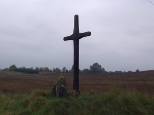 Ozierany Małe. Krzyż pożegnalny.