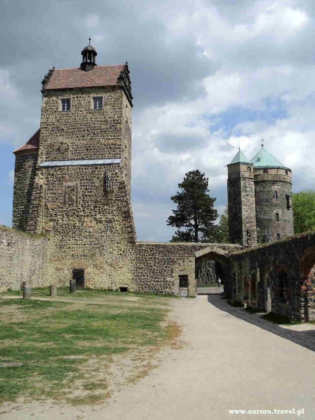 dziedziniec zamku Stolpen
