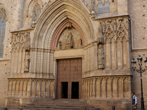 Gotycki portal Santa Maria del Mar