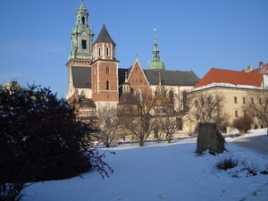 Wawel - widok na katedrę