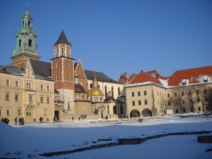 Wawel - widok na katedrę