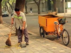 sprzątanie ulic po chińsku