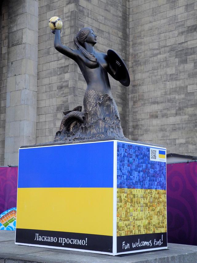 Syrenka ukraińska na Placu Defilad