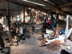 rzemieślnicza "manufaktura"w Mombasie