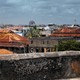 widok z fortu na stare miasto w Mombasie