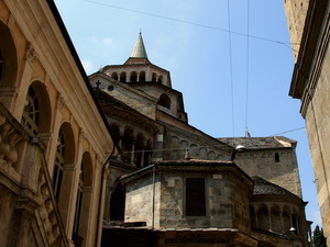 Bergamo - widok na Cappella Colleoni