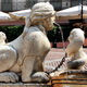 Bergamo-  fontanna Contarini na piazza Vecchia 
