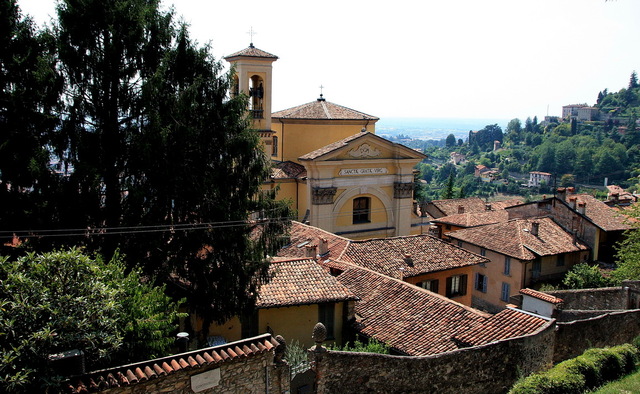 Bergamo - dachy
