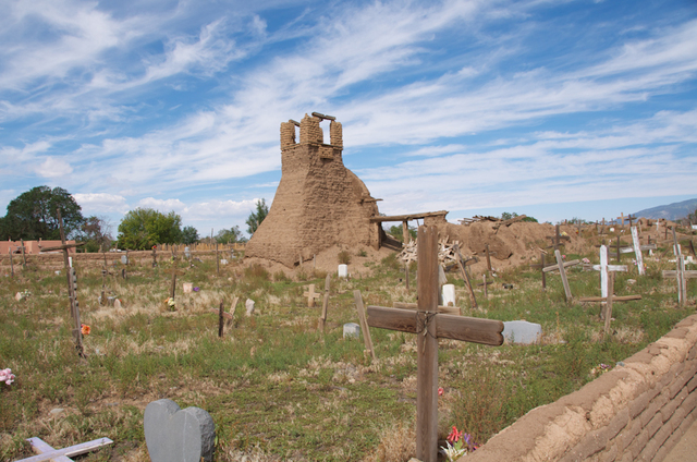 Cmentarz. Taos Pueblo.