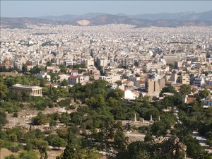 Ateny, widok z Akropolu