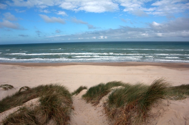 Plaża w pobliżu Hirtshals